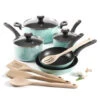 Aqua Aluminum Non-Stick 12-Piece Cookware Set 1 Aqua Aluminum Non-Stick 12-Piece Cookware Set -Household Items Sale 810513686