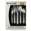 Addison Hammered 22-Piece Flatware Set -Household Items Sale 810516104 1
