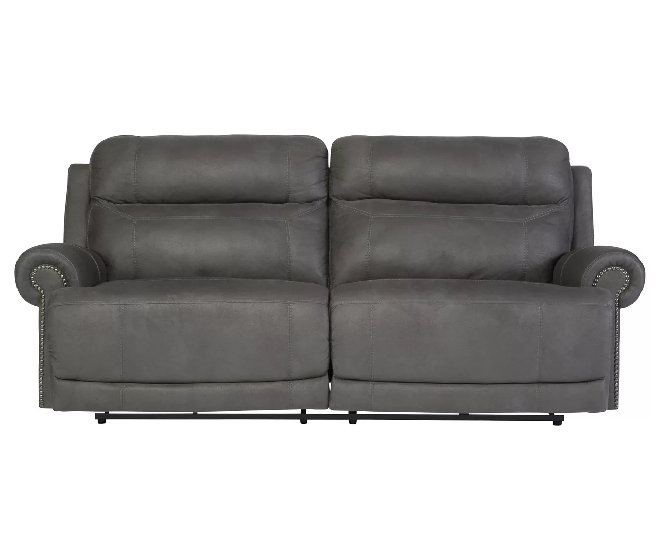 Austere Gray 2-Seat Reclining Sofa 3 Austere Gray 2-Seat Reclining Sofa