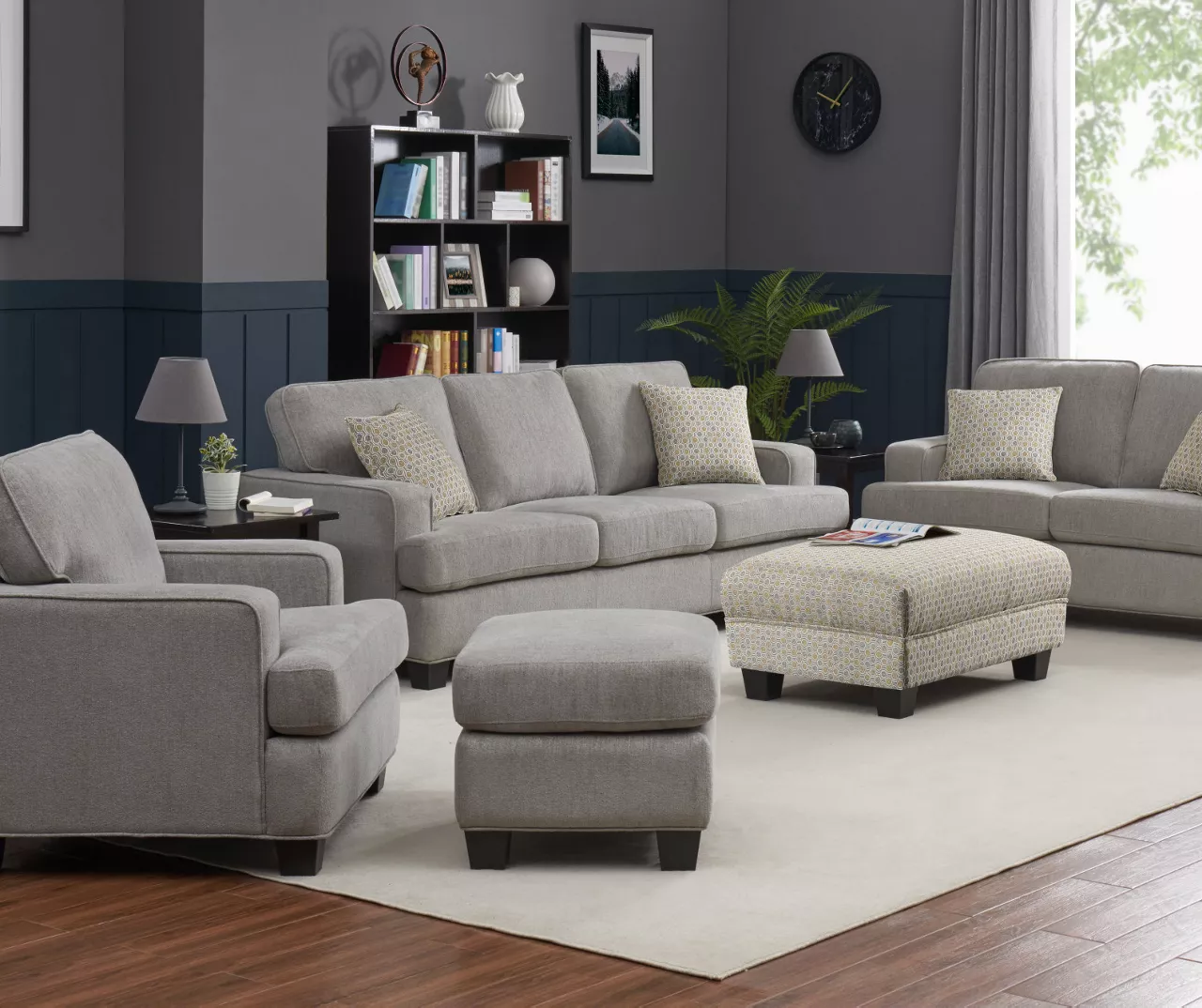 Rogers Gray Accent Chair 6 Rogers Gray Accent Chair - Image 4