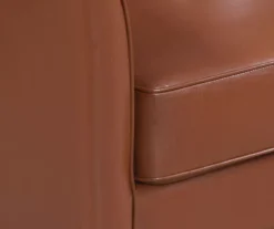 Willow River Hammond Faux Leather Swivel Accent Chair -Household Items Sale 810519939 3