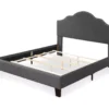 Lombard Charcoal Gray Full Upholstered Bed -Household Items Sale 810519983 3