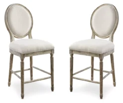 Windham Upholstered Bar Stools, 2-Pack