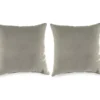 Dove Gray Outdoor Throw Pillows, 2-Pack 1 Dove Gray Outdoor Throw Pillows, 2-Pack -Household Items Sale 810520672