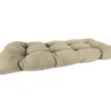 Sand Tan Outdoor Wicker Settee Cushion 1 Sand Tan Outdoor Wicker Settee Cushion -Household Items Sale 810520676