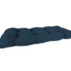 Indigo Blue Outdoor Wicker Settee Cushion 1 Indigo Blue Outdoor Wicker Settee Cushion -Household Items Sale 810520680