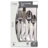 Iris Frosted 20-Piece Flatware Set -Household Items Sale 810521083 1