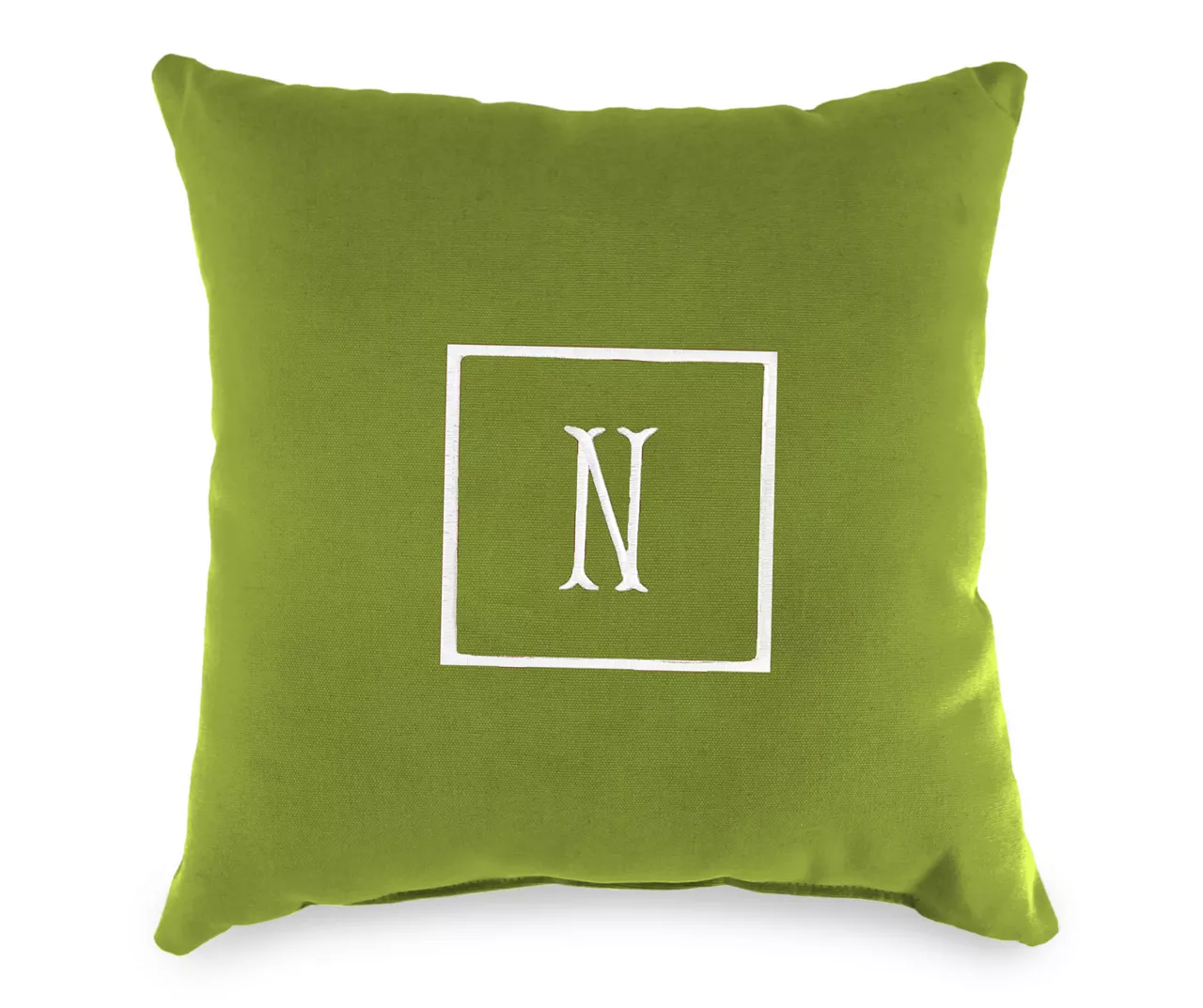 "N" Monogram Indoor/Outdoor Throw Pillow 6 "N" Monogram Indoor/Outdoor Throw Pillow - Image 4