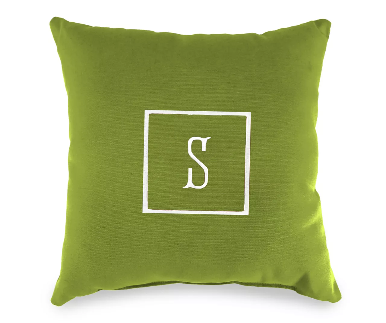 "S" Monogram Indoor/Outdoor Throw Pillow 8 "S" Monogram Indoor/Outdoor Throw Pillow - Image 6