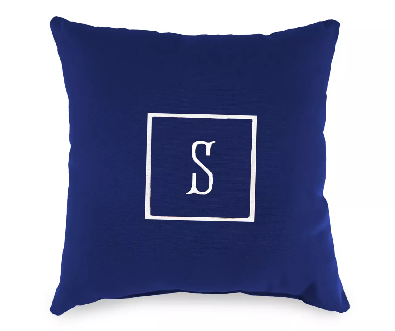 "S" Monogram Indoor/Outdoor Throw Pillow 6 "S" Monogram Indoor/Outdoor Throw Pillow - Image 4