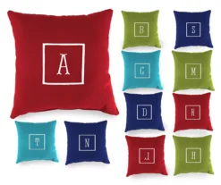 "D" Monogram Indoor/Outdoor Throw Pillow -Household Items Sale 810522320 810522325 810522328 810522333 810522341 810522209 810522302 810522304 81052 qeg8TxWvGq 4