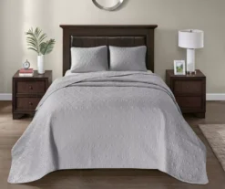 Vancouver Gray Queen 3-Piece Bedspread Set -Household Items Sale 810523211 810523237 810523247 810523256 2