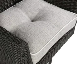 Linen-Gray 4-Piece Outdoor Wicker Chair Cushion Set 13 Linen-Gray 4-Piece Outdoor Wicker Chair Cushion Set -Household Items Sale 810525532 5
