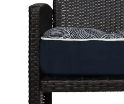 Navy Blue Banana Leaf Outdoor Chair & Settee Cushion Set 11 Navy Blue Banana Leaf Outdoor Chair & Settee Cushion Set -Household Items Sale 810525537 6