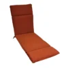 Burnt Orange Outdoor Chaise Cushion -Household Items Sale 810525545