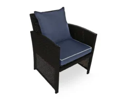 Navy Blue 4-Piece Deluxe Outdoor Chair Cushion Set 10 Navy Blue 4-Piece Deluxe Outdoor Chair Cushion Set -Household Items Sale 810525551 3