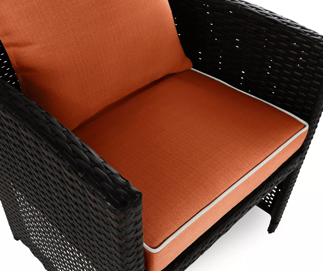 Burnt Orange 4-Piece Deluxe Outdoor Chair Cushion Set 9 Burnt Orange 4-Piece Deluxe Outdoor Chair Cushion Set - Image 7