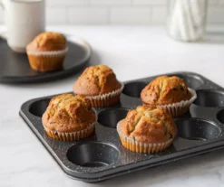 Black Speckled 12-Cup Muffin Pan -Household Items Sale 810526199 4