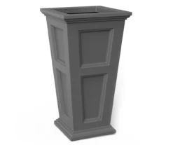 16" Fairfield Graphite Gray Tall Planter -Household Items Sale 810526444 3