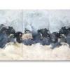 Blue Abstract 3-Piece Canvas Set -Household Items Sale 810526732