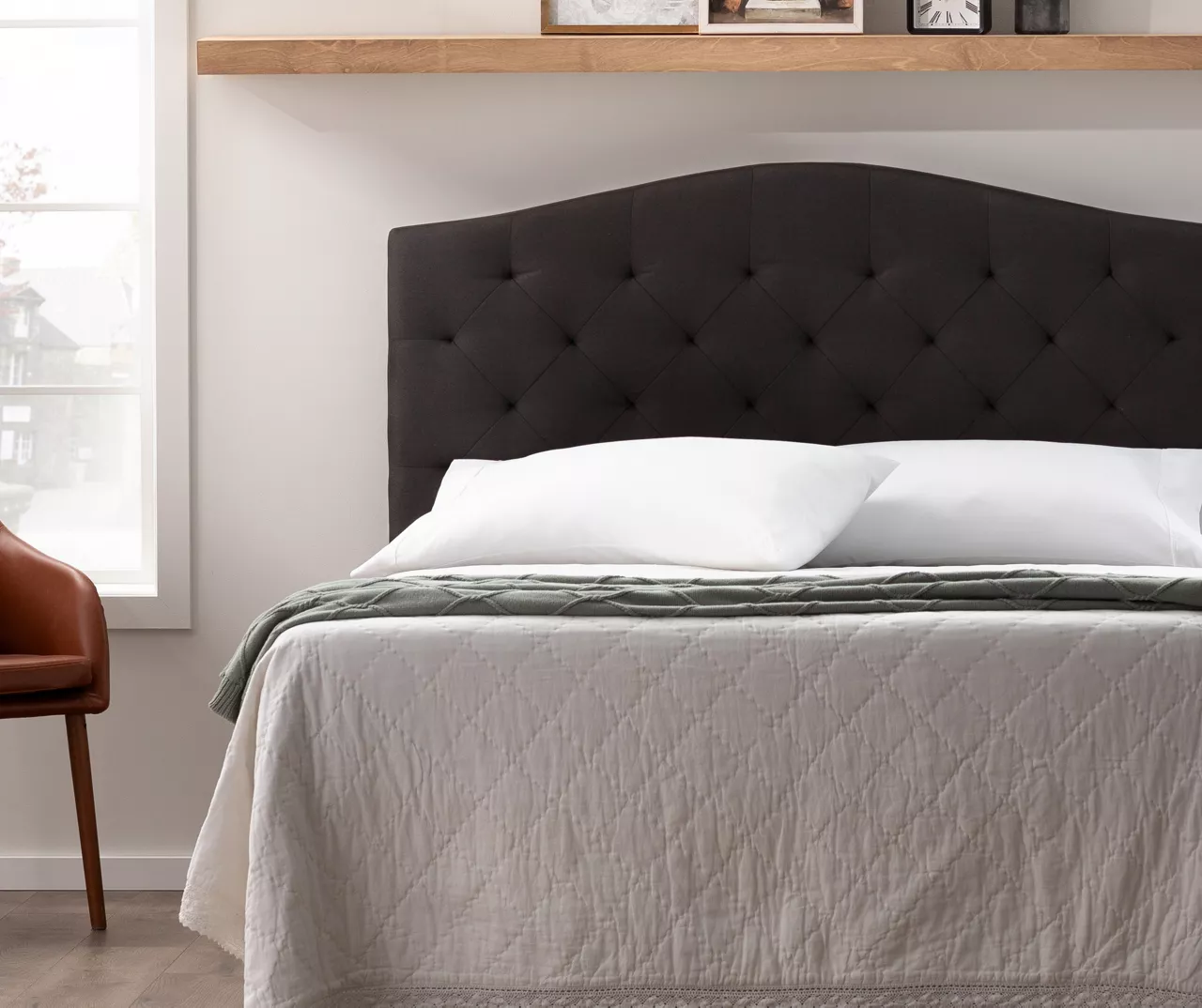 Brookside Curved Edge Upholstered Headboard 14 Brookside Curved Edge Upholstered Headboard - Image 12