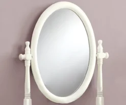 Antique White 2-Piece Mirror Vanity Set 10 Antique White 2-Piece Mirror Vanity Set -Household Items Sale 810527351 3