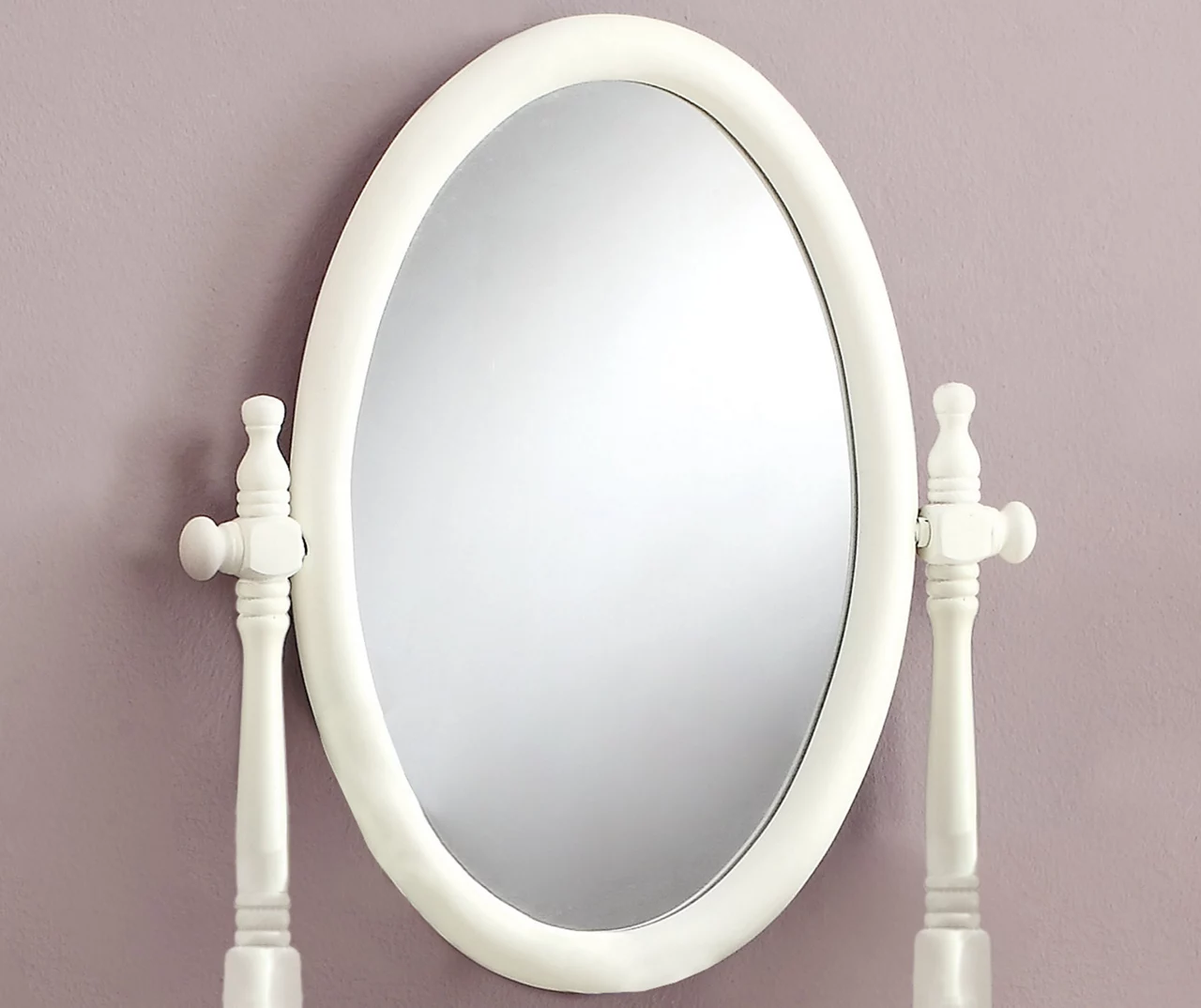 Antique White 2-Piece Mirror Vanity Set 5 Antique White 2-Piece Mirror Vanity Set - Image 3
