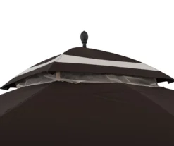 Brown & Tan 2-Tier Gazebo, (10.5' X 13') 25 Brown & Tan 2-Tier Gazebo, (10.5' X 13') -Household Items Sale 810527851 11