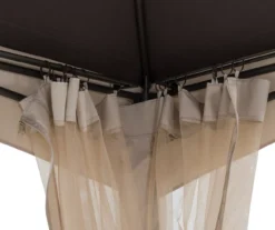 Brown & Tan 2-Tier Gazebo, (10.5' X 13') 22 Brown & Tan 2-Tier Gazebo, (10.5' X 13') -Household Items Sale 810527851 8