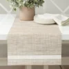 Brown Stripe-Accent Bistro Table Runner -Household Items Sale 810531471 1
