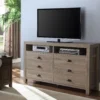 60" Driftwood Storage TV Stand -Household Items Sale 810531584 2