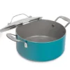 Ocean Blue 5-Quart Aluminum Saucepan With Lid -Household Items Sale 810534467