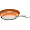 10" Non-Stick Stainless Steel & Ceramic Fry Pan -Household Items Sale 810534472