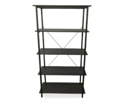 Real Living Rustic 5-Shelf Bookcase -Household Items Sale 810534675 1