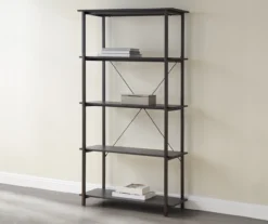 Real Living Rustic 5-Shelf Bookcase -Household Items Sale 810534675
