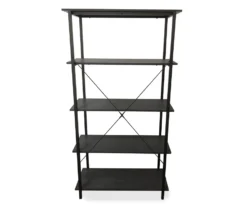Real Living Rustic 5-Shelf Bookcase -Household Items Sale 810534675 3