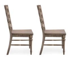 Sandstone Buff Ladderback Upholstered Dining Chairs, 2-Pack -Household Items Sale 810535746 4