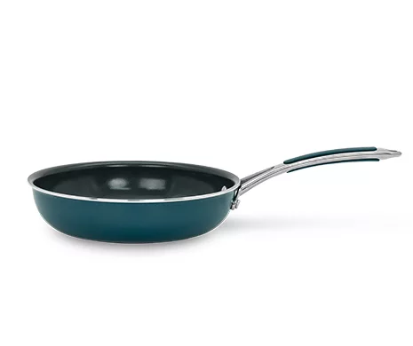 10" Teal Aluminum Non-Stick Frying Pan 3 10" Teal Aluminum Non-Stick Frying Pan