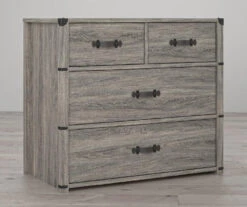 Nova Gray Oak 4-Drawer Storage Dresser -Household Items Sale 810538201 2