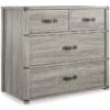 Nova Gray Oak 4-Drawer Storage Dresser -Household Items Sale 810538201 4