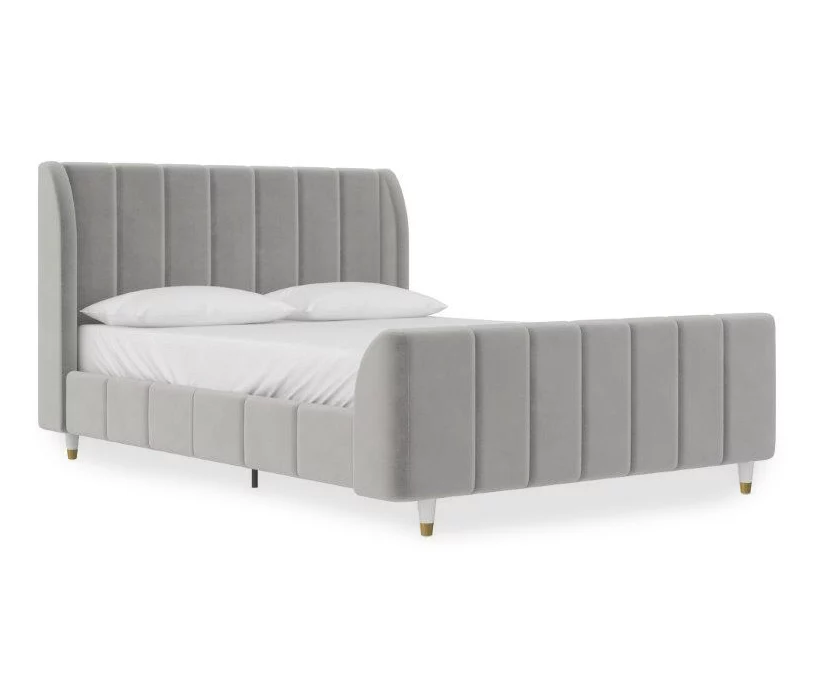 Little Seeds Valentina Velvet Full Bed 3 Little Seeds Valentina Velvet Full Bed