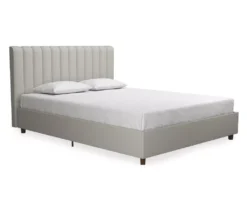 Novogratz Brittany Upholstered Linen Queen Bed 22 Novogratz Brittany Upholstered Linen Queen Bed -Household Items Sale 810538410 3