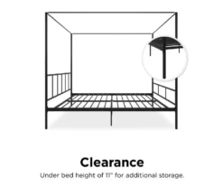 Novogratz Marion Canopy Bed -Household Items Sale 810538414 6