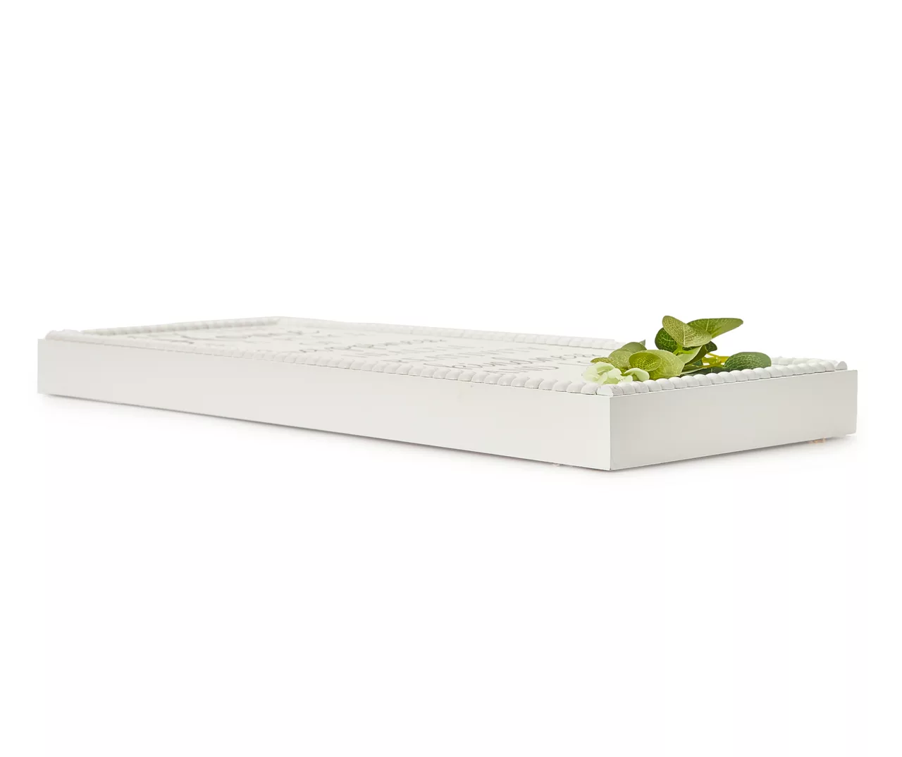 "A Place Of Happiness" White & Green Greenery Sentiment Plaque 4 "A Place Of Happiness" White & Green Greenery Sentiment Plaque - Image 2