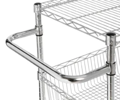 Chrome 3-Shelf Storage Cart -Household Items Sale 810539919 4
