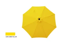 9' Sunflower Yellow Tilt Market Patio Umbrella -Household Items Sale 810540695 2