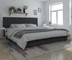 CosmoLiving Elizabeth Velvet Storage Bed -Household Items Sale 810540948 3