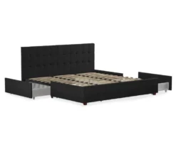 CosmoLiving Elizabeth Velvet Storage Bed -Household Items Sale 810540948 4