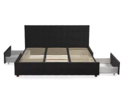 CosmoLiving Elizabeth Velvet Storage Bed -Household Items Sale 810540948 6