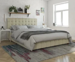 CosmoLiving Elizabeth Velvet Storage Bed -Household Items Sale 810540949 3